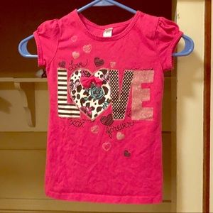 Little girls super cute tee